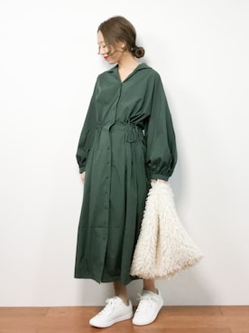 りっぴーさん（レディース・154cm）の冬コーディネート