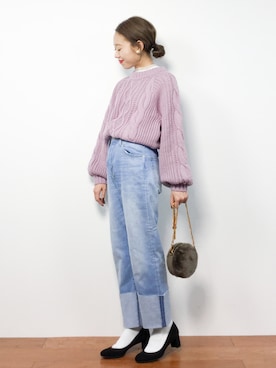 りっぴーさん（レディース・154cm）の冬コーディネート