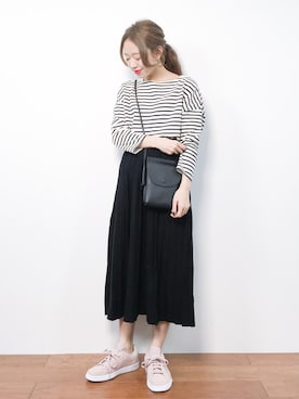「TONE SELECT GOODS（トーンセレクトグッズ）のアイテム」を使った、りっぴーさん（レディース・154cm）の冬コーディネート
