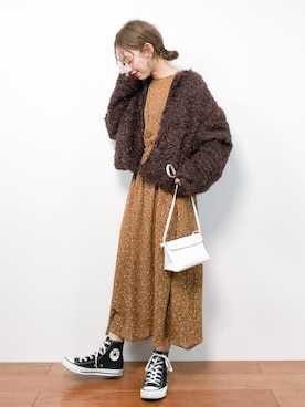 りっぴーさん（レディース・154cm）の冬コーディネート
