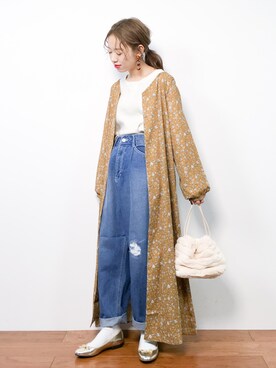 りっぴーさん（レディース・154cm）の冬コーディネート