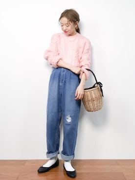 りっぴーさん（レディース・154cm）の冬コーディネート