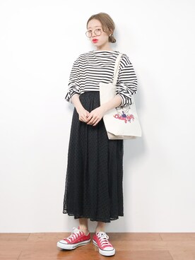 りっぴーさん（レディース・154cm）の冬コーディネート