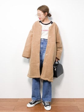 りっぴーさん（レディース・154cm）の冬コーディネート