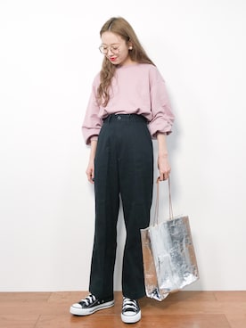 りっぴーさん(レディース・154cm)の冬コーディネート