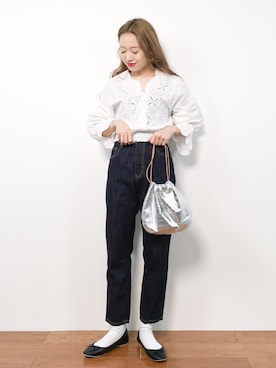 りっぴーさん（レディース・154cm）の冬コーディネート