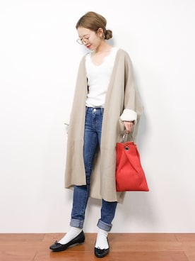 りっぴーさん（レディース・154cm）の春コーディネート