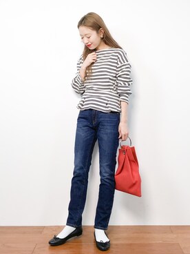 りっぴーさん(レディース・154cm)の春コーディネート