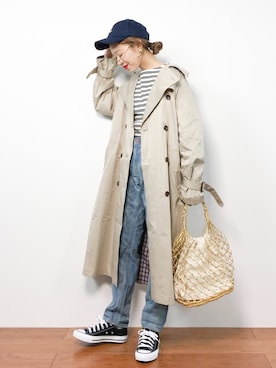 りっぴーさん(レディース・154cm)の冬コーディネート