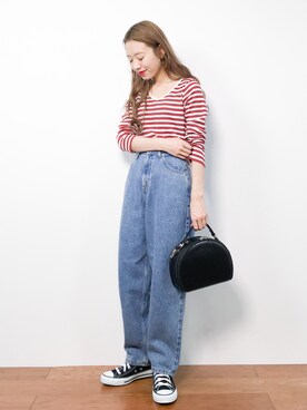 りっぴーさん（レディース・154cm）の春コーディネート