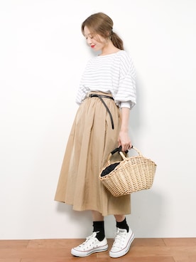 りっぴーさん(レディース・154cm)の春コーディネート