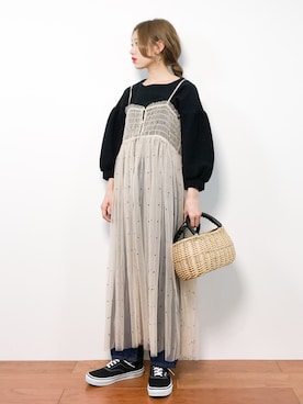 りっぴーさん（レディース・154cm）の春コーディネート