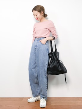 りっぴーさん(レディース・154cm)の春コーディネート