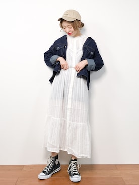 りっぴーさん（レディース・154cm）の春コーディネート