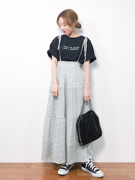 りっぴーさん(レディース・154cm)の春コーディネート