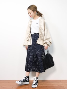 りっぴーさん（レディース・154cm）の春コーディネート