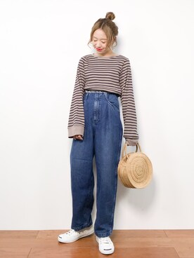 りっぴーさん（レディース・154cm）の春コーディネート