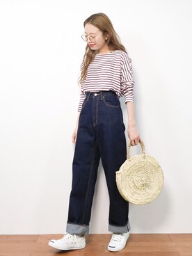 りっぴーさん(レディース・154cm)の春コーディネート