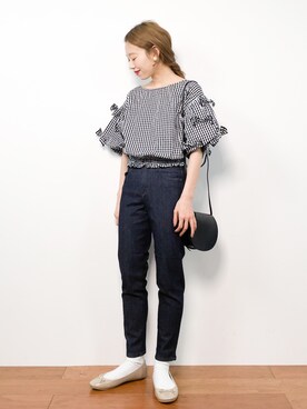 りっぴーさん（レディース・154cm）の春コーディネート