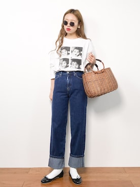 りっぴーさん（レディース・154cm）の春コーディネート