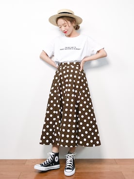 りっぴーさん（レディース・154cm）の春コーディネート