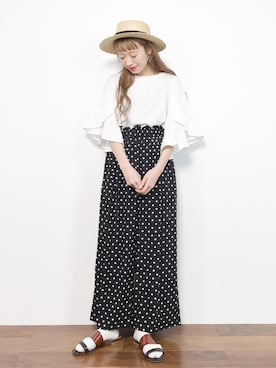 りっぴーさん(レディース・154cm)の春コーディネート