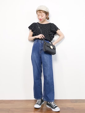 りっぴーさん（レディース・154cm）の春コーディネート