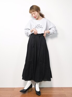 りっぴーさん（レディース・154cm）の春コーディネート