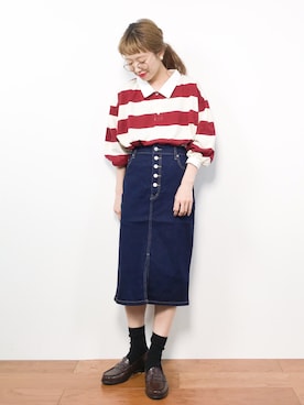 りっぴーさん（レディース・154cm）の春コーディネート