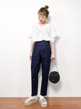 りっぴーさん（レディース・154cm）の春コーディネート