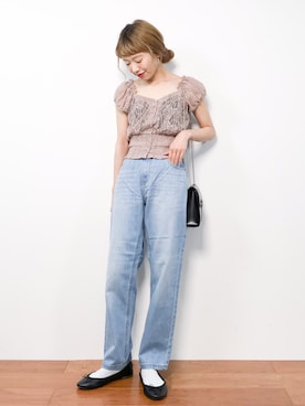 りっぴーさん(レディース・154cm)の春コーディネート