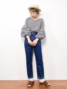 りっぴーさん（レディース・154cm）の春コーディネート