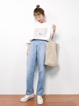 りっぴーさん（レディース・154cm）の春コーディネート