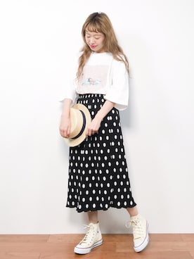 りっぴーさん（レディース・154cm）の春コーディネート