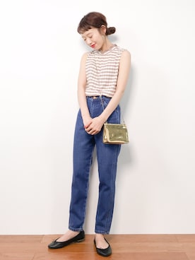 りっぴーさん(レディース・154cm)の春コーディネート