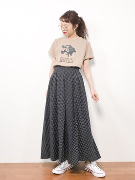 りっぴーさん（レディース・154cm）の春コーディネート