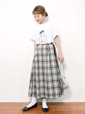 りっぴーさん(レディース・154cm)の夏コーディネート