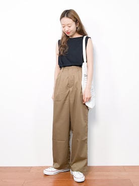 りっぴーさん(レディース・154cm)の夏コーディネート