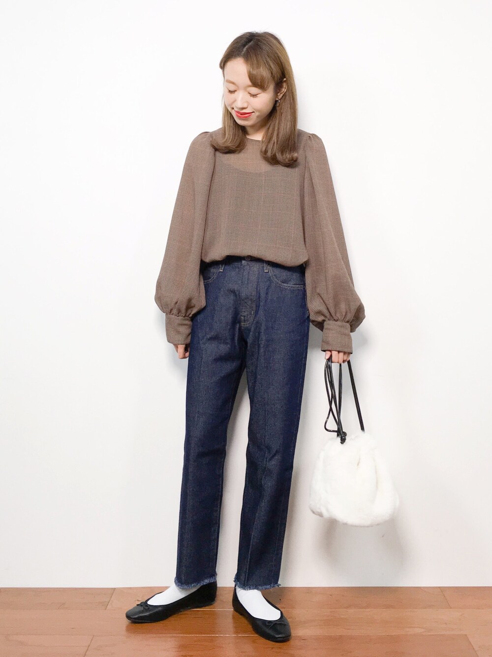 Spick and Span トラッカーチェックスタンドブラウス Spick & Span（スピックアンドスパン）の「トラッカーチェックスタンド