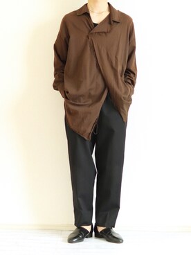 「shiyoh」｜「アイテム（スリッポン）」を使った、Nsさん（メンズ・166cm）の夏コーディネート