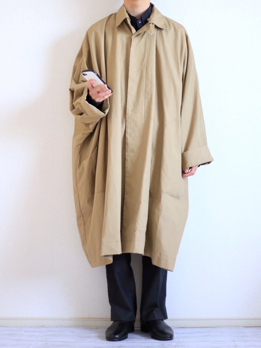 monitaly BATMAN COAT チャコールグレー Yahoo!オークション