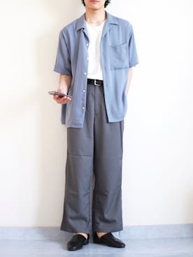 「TEN.（テン）のアイテム」を使った、Nsさん（メンズ・166cm）の夏コーディネート