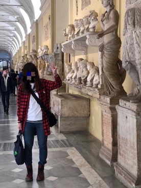 「Laundry（ランドリー）のアイテム（パンツ）」を使った、mszさん（レディース・166cm）の秋コーディネート