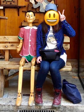 「Laundry（ランドリー）のアイテム（パンツ）」を使った、mszさん（レディース・166cm）の秋コーディネート