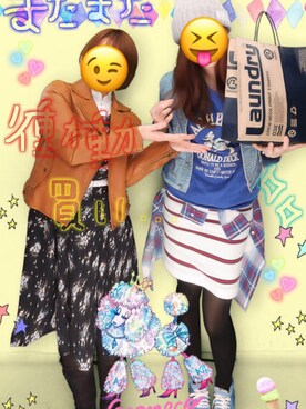 「179/WG（イチナナキュウダブルジー）のアイテム（ジャケット/アウター）」を使った、mszさん（レディース・166cm）の秋コーディネート