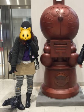 「179/WG（イチナナキュウダブルジー）のアイテム（ピーコート）」を使った、mszさん（レディース・166cm）の秋コーディネート