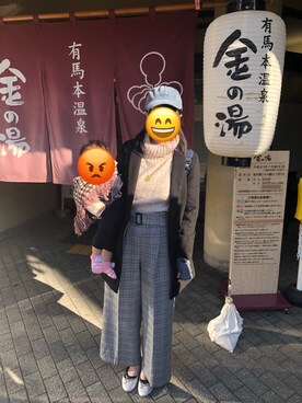 「AS as know as（エーエス アズノウアズ）のアイテム（ジャケット/アウター）」を使った、mszさん（レディース・166cm）の冬コーディネート