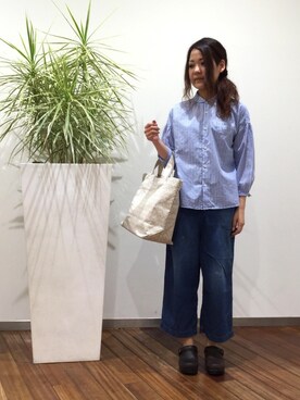 「ドミンゴ」｜「アイテム（その他シューズ）」を使った、D_MALL名古屋ラシックさん（レディース・158cm）の春コーディネート