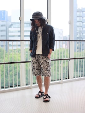 「outdoor research」｜D_MALL名古屋ラシックさん（メンズ・165cm）の夏コーディネート