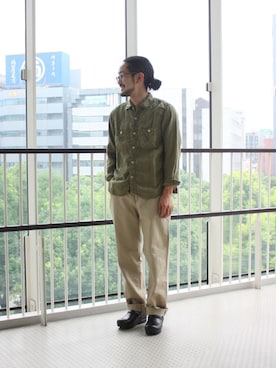 「dansko（ダンスコ）のアイテム」を使った、D_MALL名古屋ラシックさん（メンズ・165cm）の夏コーディネート
